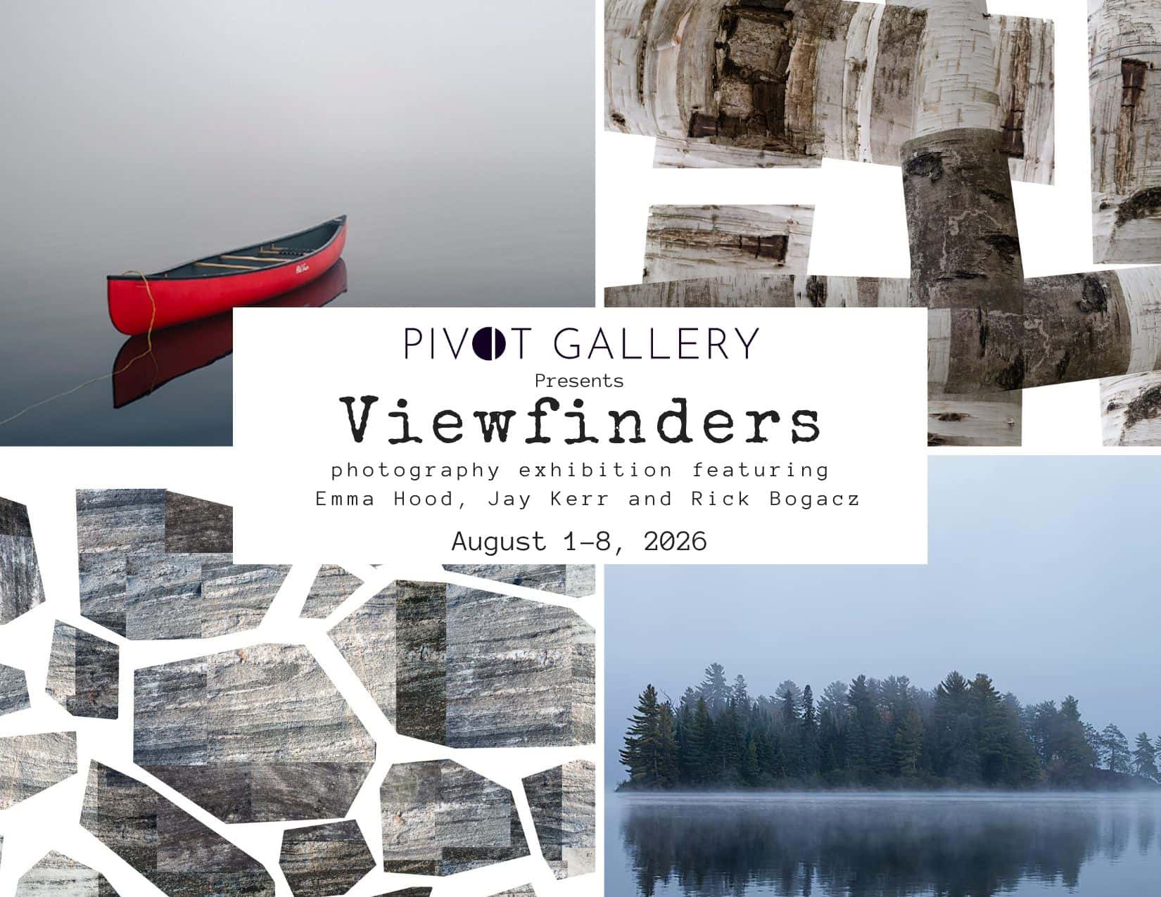 Viewfinders at Pivot Gallery in Muskoka, August 2026