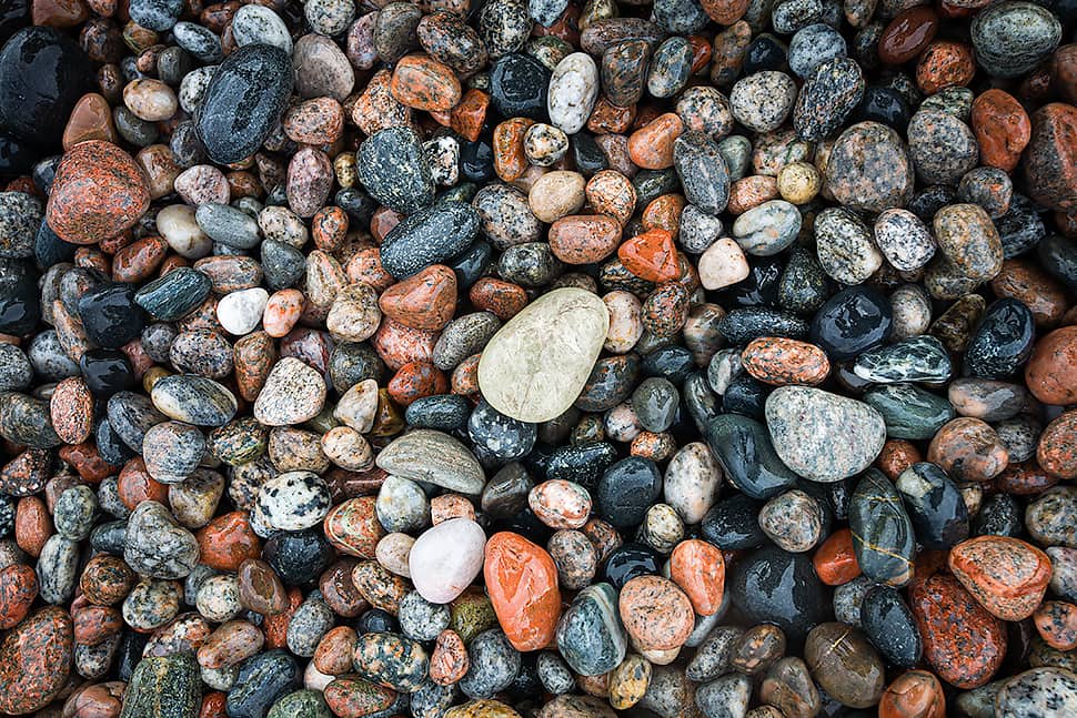 close up photo of pebble beach
