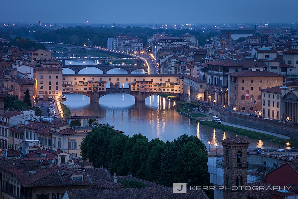 The Ponte Vecchio in Twilight