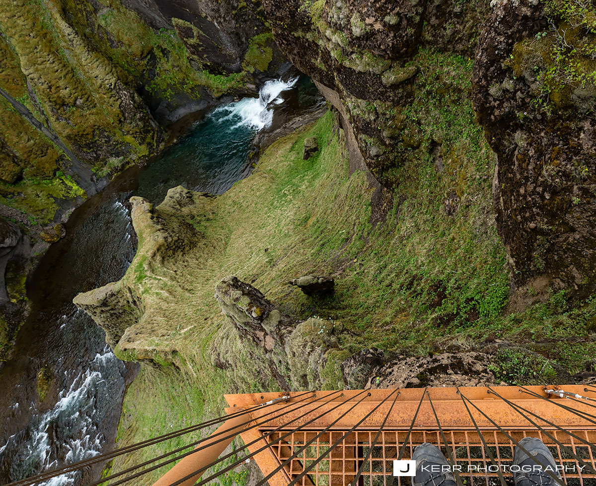 Fjaðrárgljúfur Canyon.