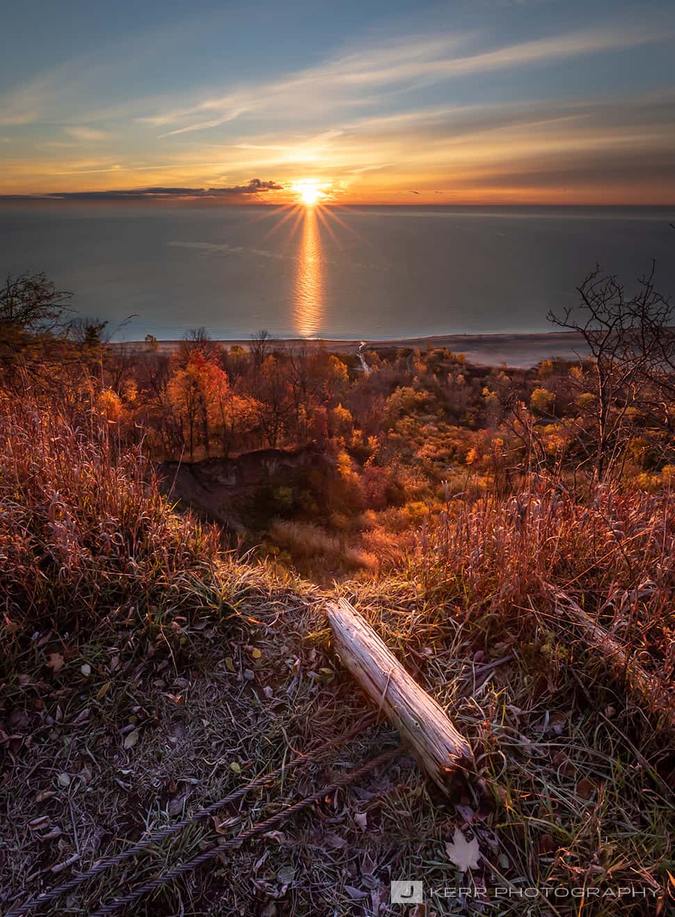 Sunrise from the top of Scarborough Bluffs