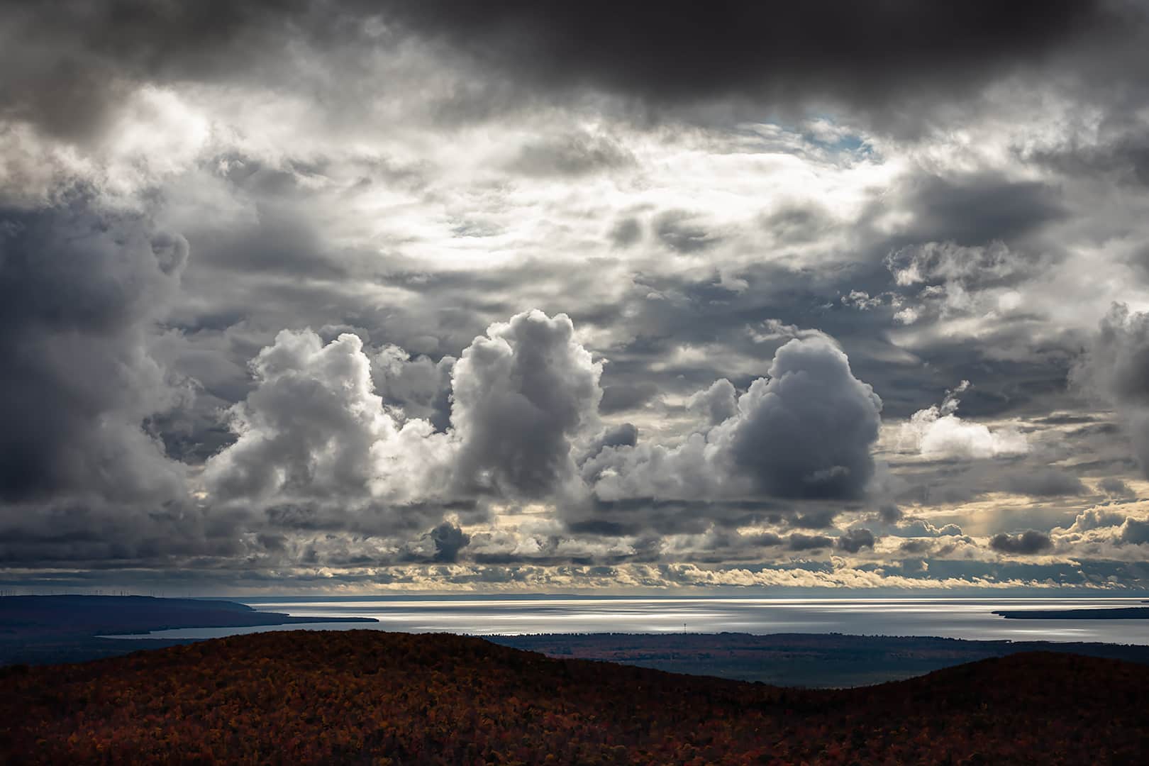 Storm Light from Robertson Cliffs
