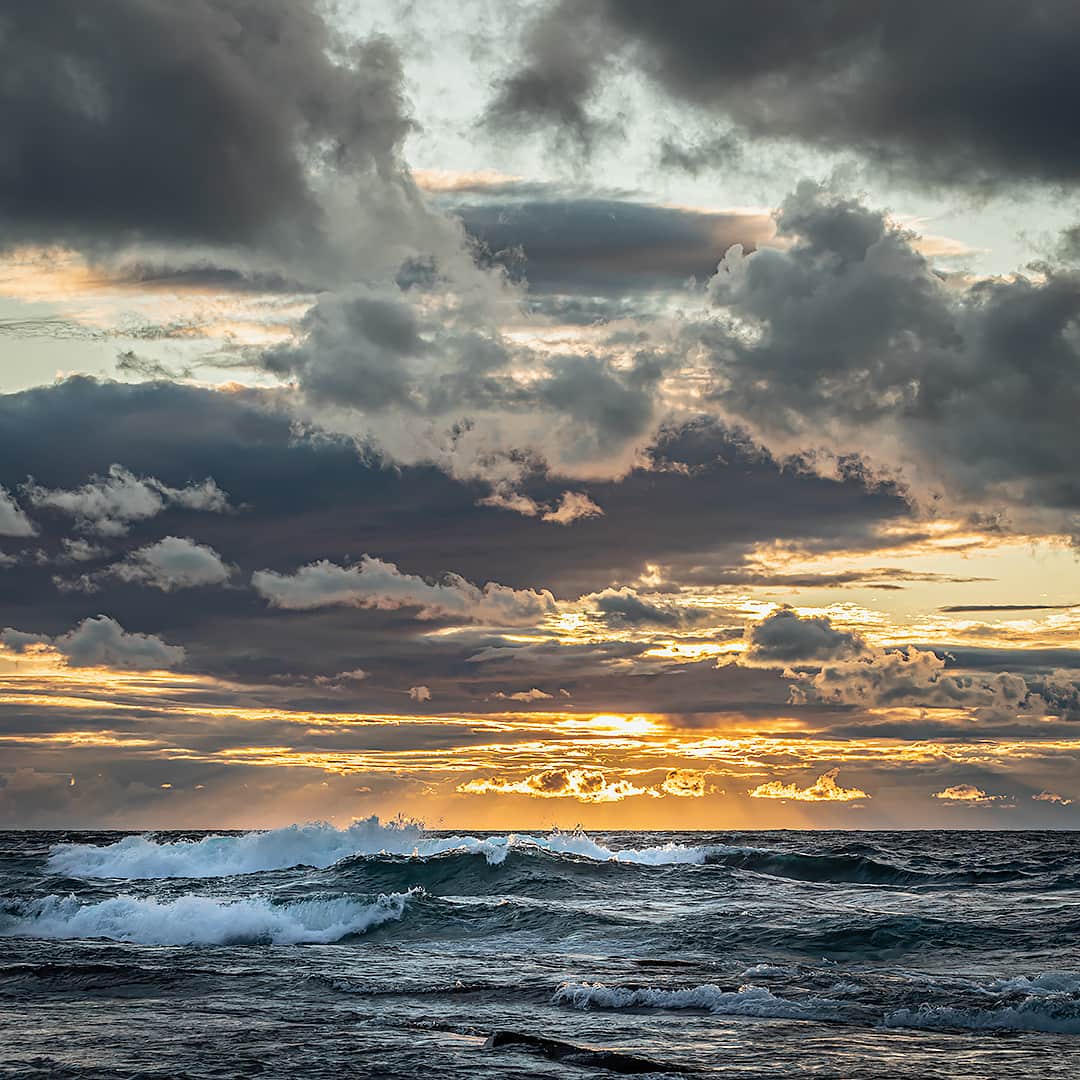 Alona Bay sunset after a summer storm 